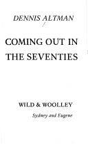 Coming out in the seventies