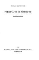 Ferdinand de Saussure