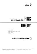 Reviews in ring theory
