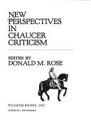 New perspectives in Chaucer criticism