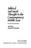 Political and social thought in the contemporary Middle East