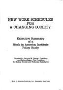 New work schedules for a changing society