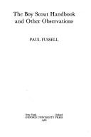 The boy scout handbook and other observations