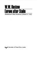 Europe after Stalin