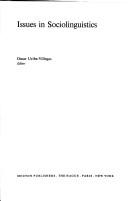 Issues in sociolinguistics