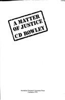 A matter of justice