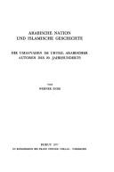 ArabischeNation und islamische Geschichte
