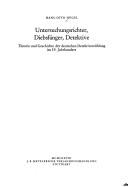 Untersuchungsrichter, Diebsfänger, Detektive