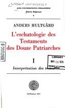 L' eschatologie des Testaments des douze patriarches