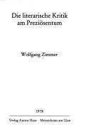 Die literarische Kritik am Preziösentum