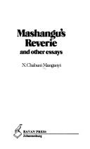 Mashangu's reverie, and other essays