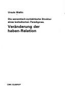 Veränderung der haben-Relation