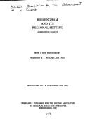 Birmingham and its regional setting