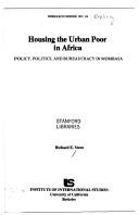 Housing the urban poor in Africa