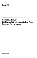 Die Einsamkeit im dramatischen Werk Federico Garcia Lorcas