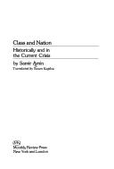 Classe et nation dans l'histoire et la crise contemporaine