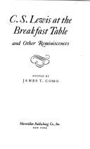 C. S. Lewis at the breakfast table, and other reminiscences