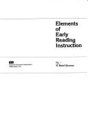 Elements of early reading instruction