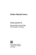 Modern materials science
