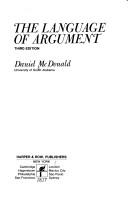 The language of argument