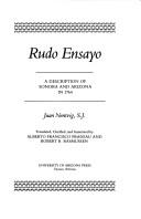 Rudo ensayo