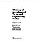 Glossary of metallurgical terms and engineering tables