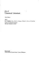 Use of Chemical Literature (Information Sources for Research and Development)