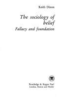 The Sociology of belief