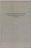 The Baptists and public affairs in the Province of Canada, 1840-1867