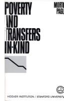 Poverty and transfers in-kind
