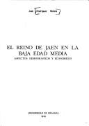 El reino de Jaén en la baja Edad Media