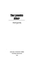 The Lysenko affair