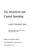 Tax incentives and capital spending