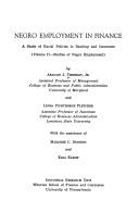 Negro employment in finance
