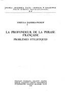 La profondeur de la phrase française