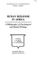 Human behavior in Africa
