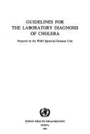Guidelines for the laboratory diagnosis of cholera