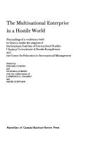 The Multinational enterprise in a hostile world