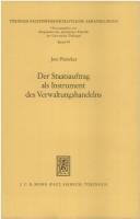 Der Staatsauftrag als Instrument des Verwaltungshandelns