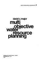 Multiobjective water resource planning