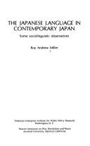 The Japanese language in contemporary Japan