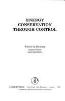 Energy conservation through control
