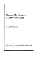 Thomas De Quincey