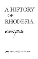 A history of Rhodesia