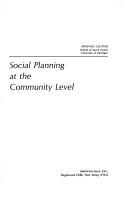 Social planning at the community level