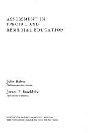 Assessment in special and remedial education