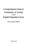 A comprehensive study of conceptions of locality in which English prepositions occur