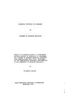 Catalogue provision in libraries of colleges of advanced education