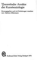 Theoretische Ansätze der Kunstsoziologie