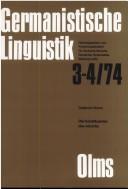 Die Konstituenten des Adverbs